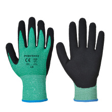 Крепкий зеленый ПЭВД Санди Нитрила сократить 5 перчатки порезостойкие перчатки для подводной охоты